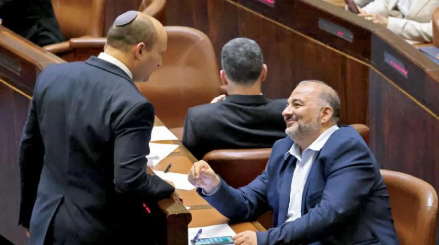 İsrail’de İslamcı milletvekili Mansur Abbas bir parçası olduğu hükümetle çatışmaktan kaçınıyor. (AFP)