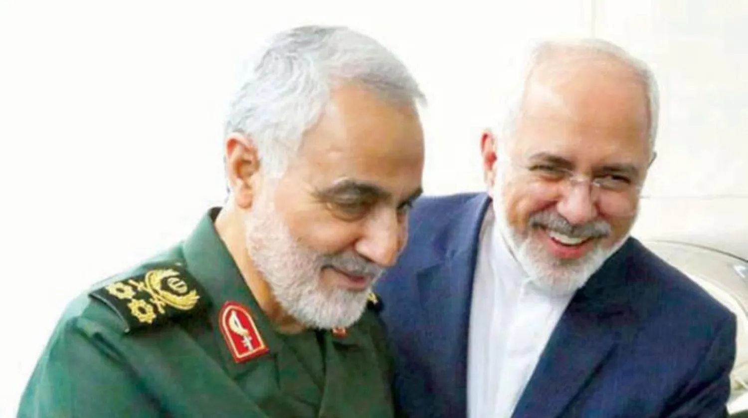 Süleymani, Zarif ile görüşürken (ISNA)