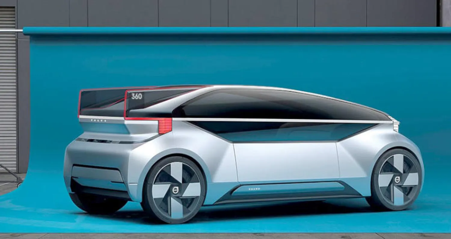 «فولفو» ذاتية القيادة بتصميم مقوّس