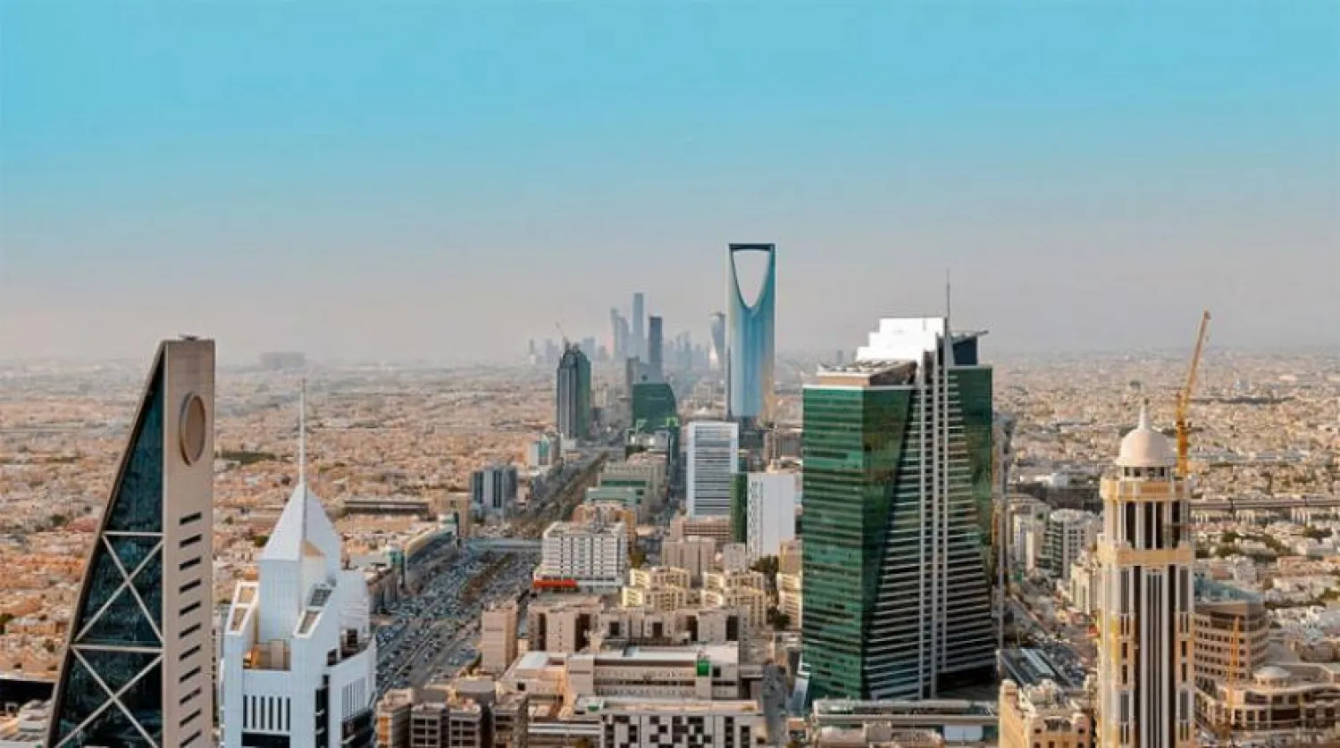 A sky view of Riyadh, Saudi Arabia, Asharq Al-Awsat 