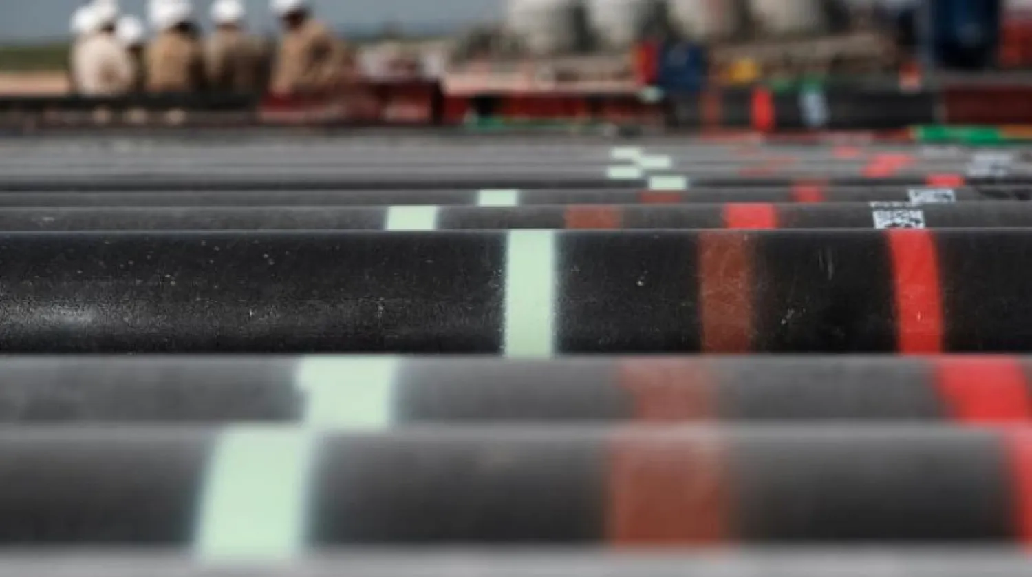 Teksas’taki bir arama sahasındaki petrol boru hatları (Reuters)