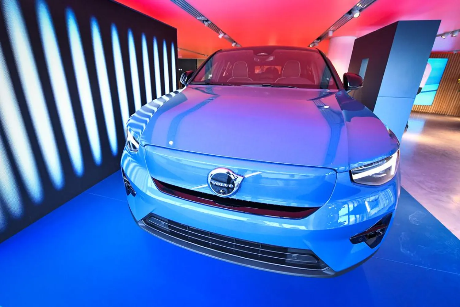 Volvo's new electric car Volvo C40 Recharge is presented in Stockholm, Sweden March 2, 2021. Claudio Breciani/TT News Agency/via REUTERS/Files


