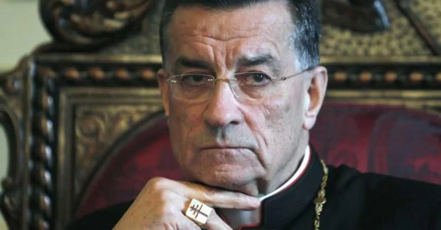  Maronite Patriarch Bechara al-Rai attends an interview with Reuters in Bkerke, north of Beirut, Feb. 28, 2012. - REUTERS/Sharif Karim
