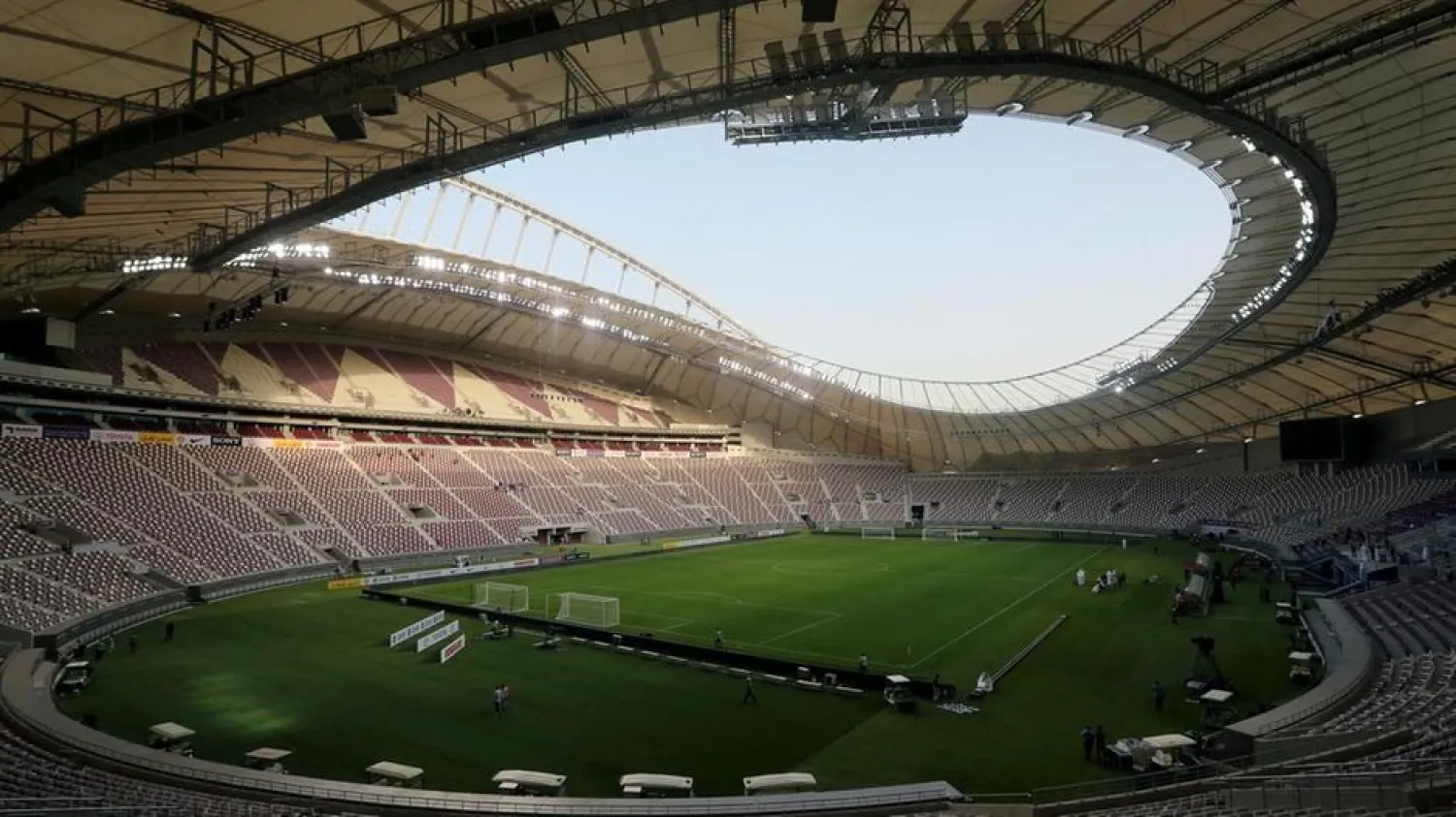 The Khalifa International Stadium in Doha, Qatar. (Reuters)