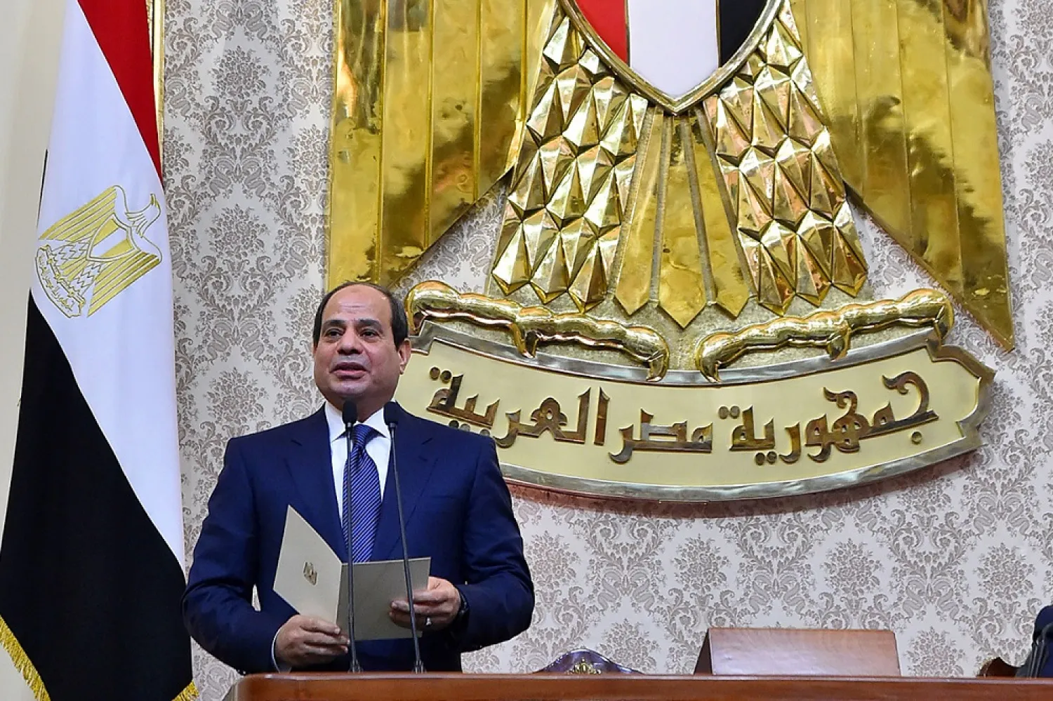 Egyptian President Abdel Fattah al-Sisi. (Egyptian presidency)