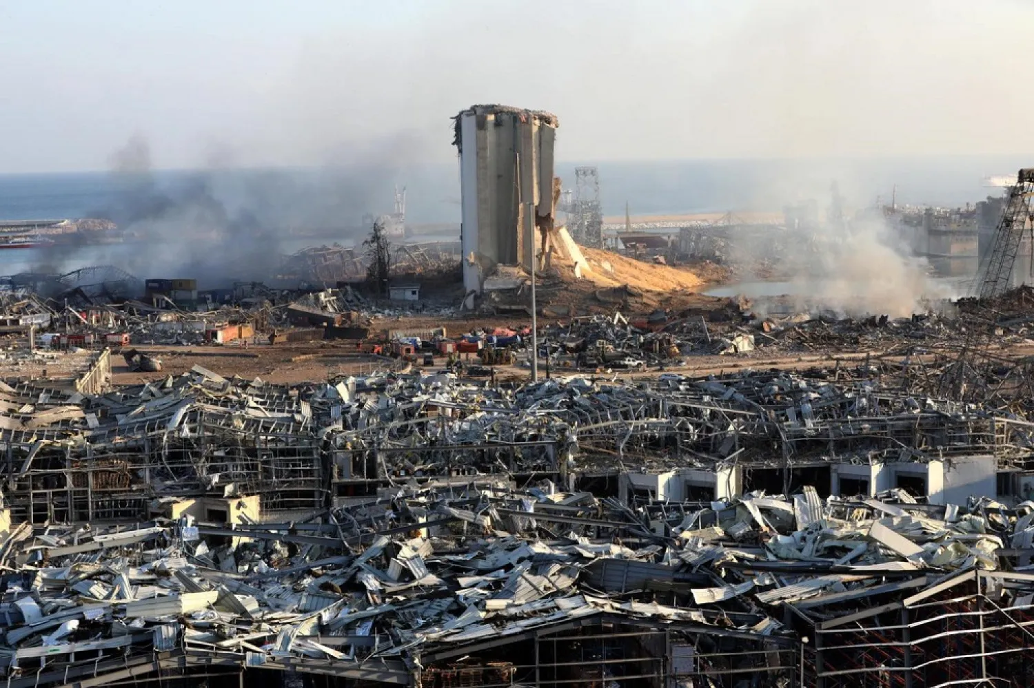 Nearly 3,000 tons of ammonium nitrate, a highly explosive material used in fertilizers that had been improperly stored in the port for years, exploded on Aug. 4, killing 211 people. (AP)