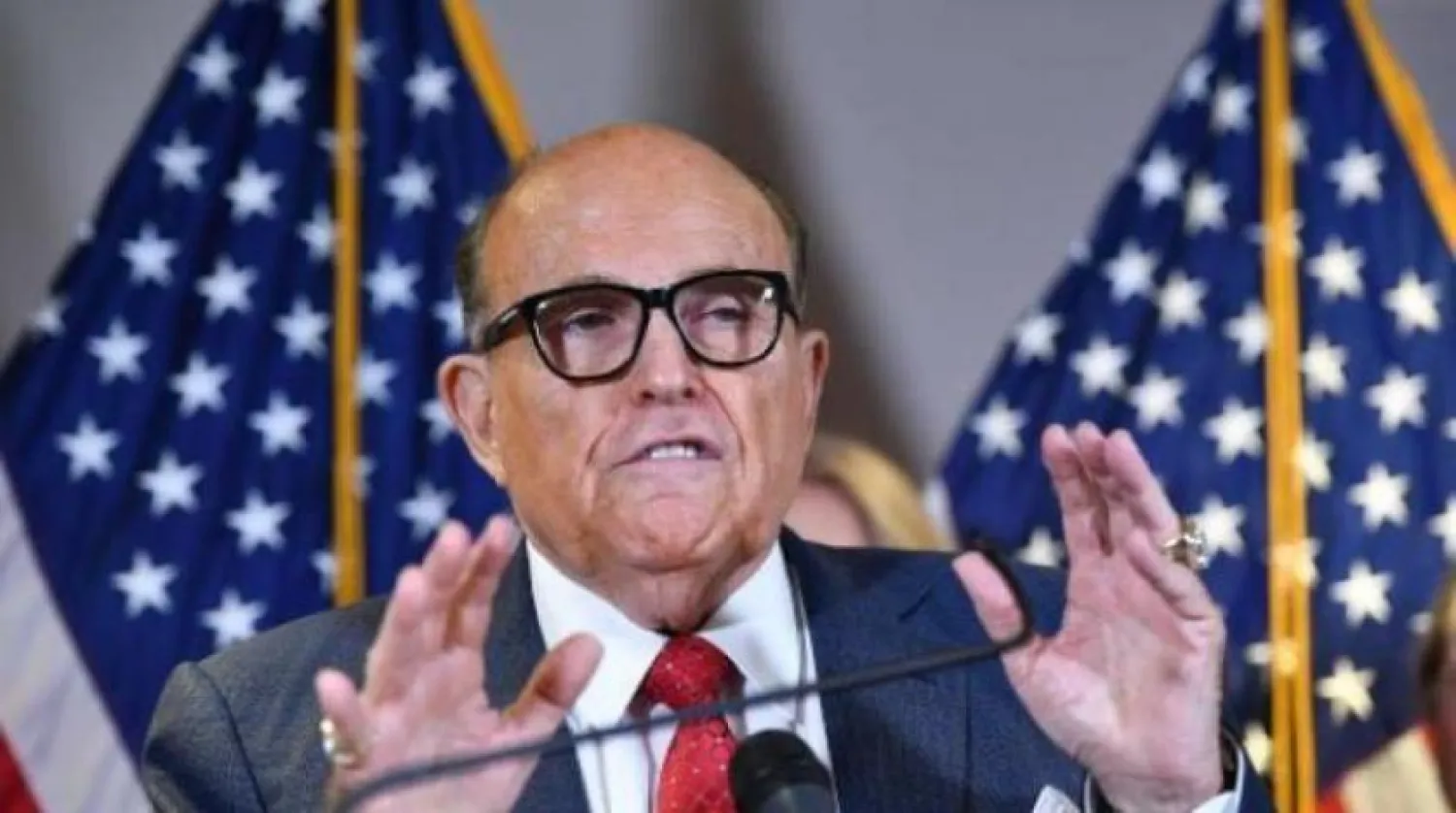 Eski ABD Başkanı Donald Trump’ın avukatı Rudy Giuliani (AFP)