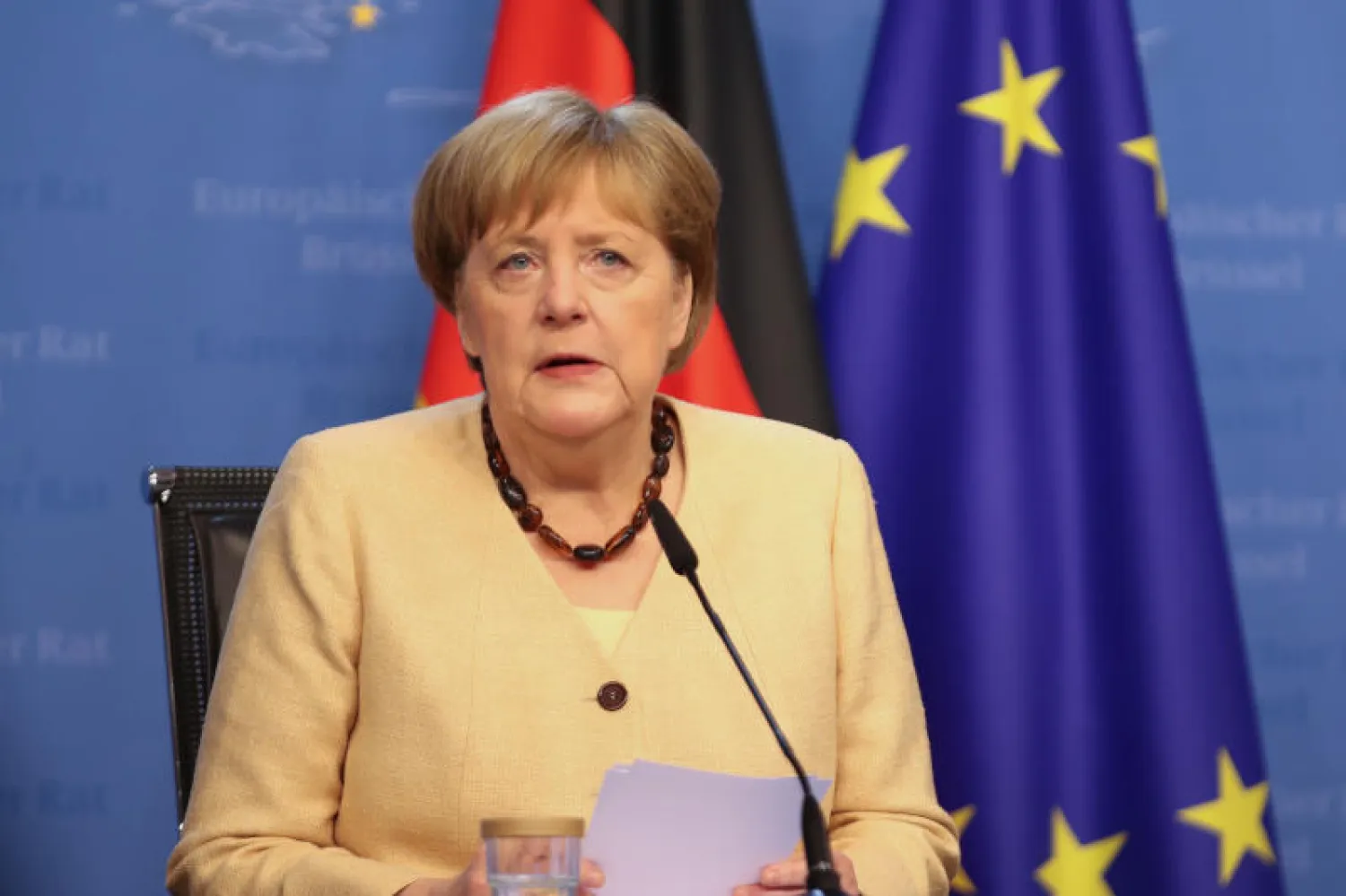 المستشارة الألمانية أنجيلا ميركل (د.ب.أ)