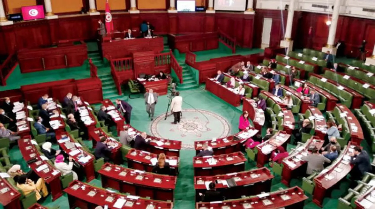 جانب من جلسات البرلمان التونسي (رويترز)