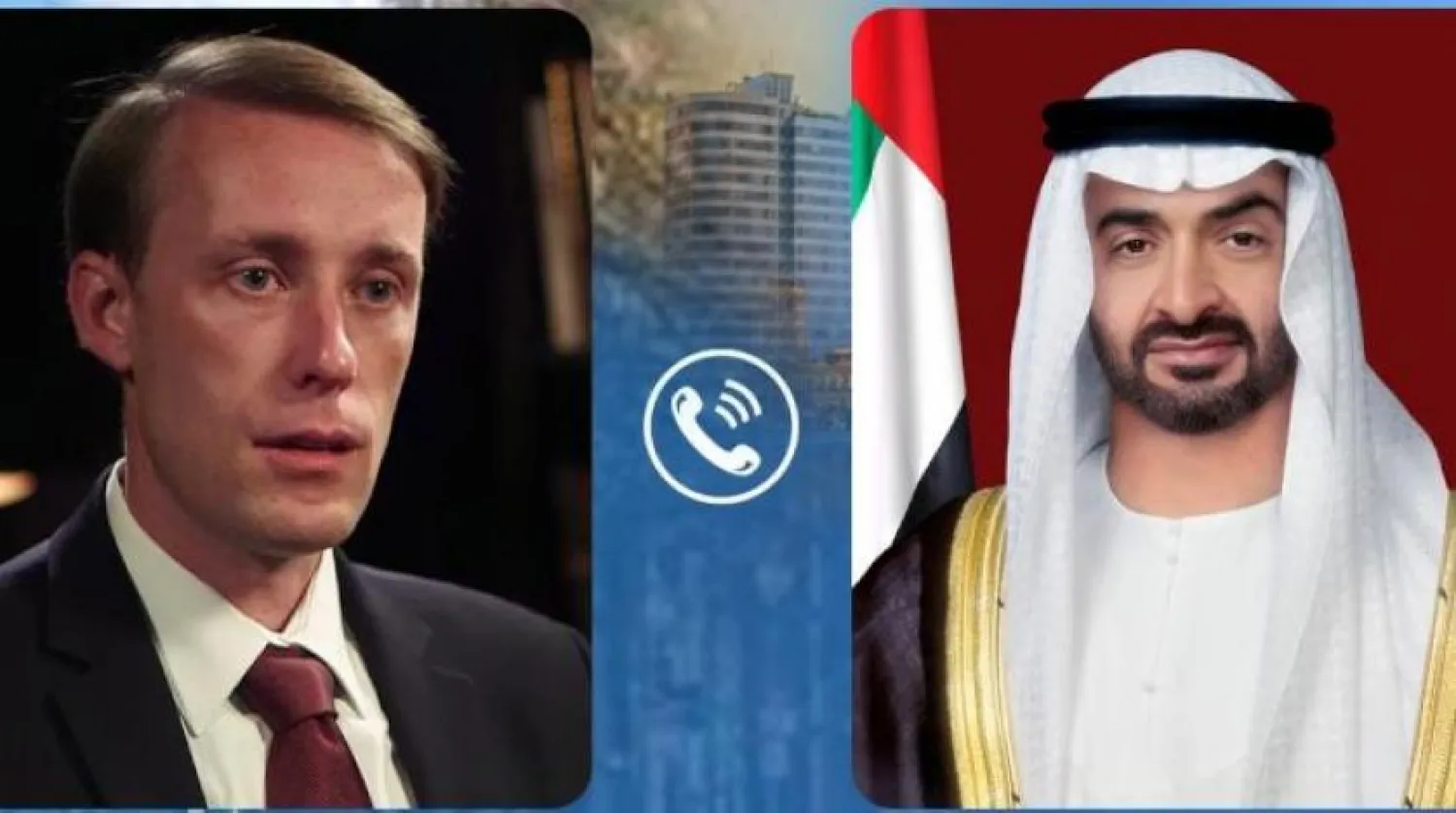 The US National Security Advisor and the Crown Prince of Abu Dhabi. WAM