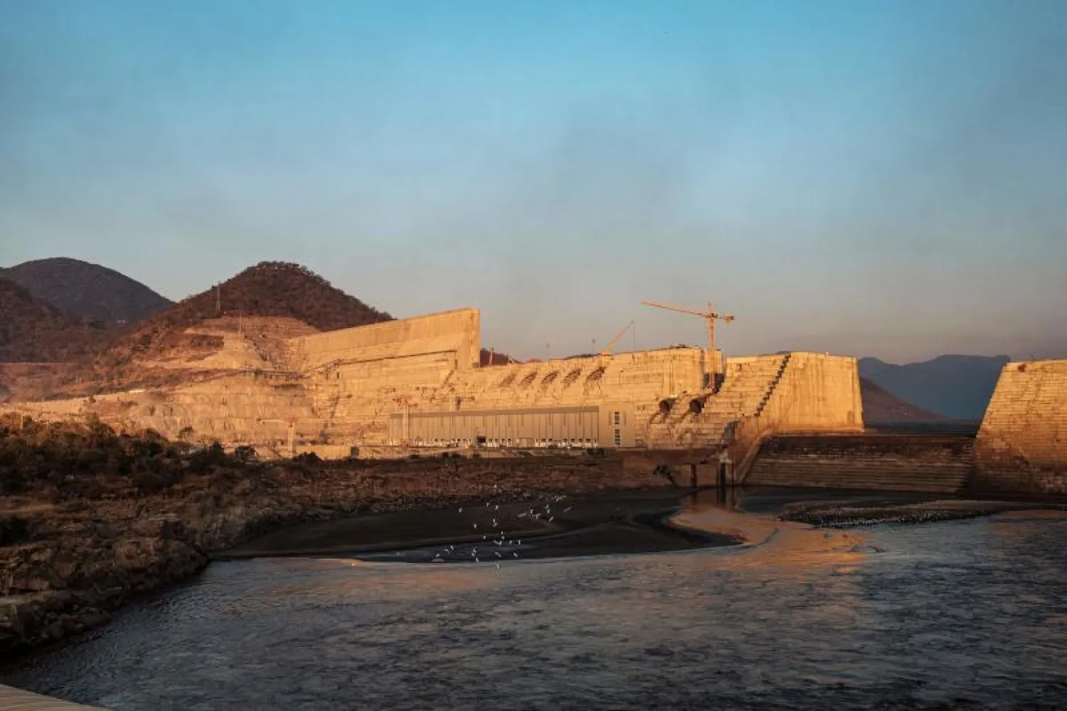 مشهد من سد النهضة الإثيوبي (أرشيفية - أ.ف.ب)