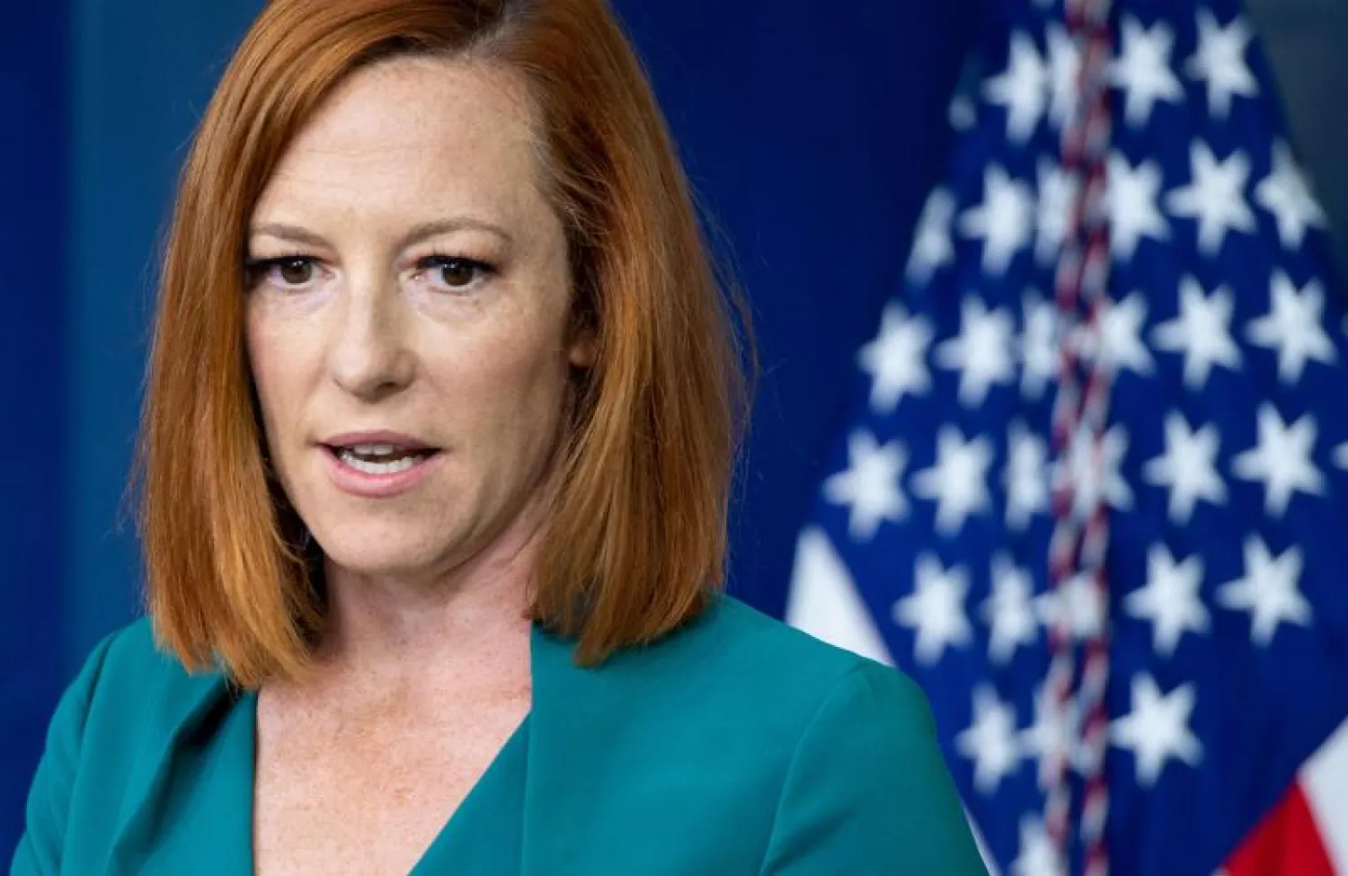 المتحدثة باسم البيت الأبيض جين ساكي (أ.ف.ب)