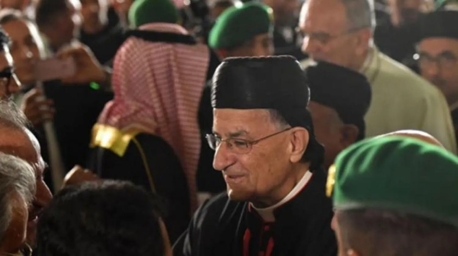 Maronite Patriarch Beshara al-Rahi in Riyadh - November 2017 (AFP)