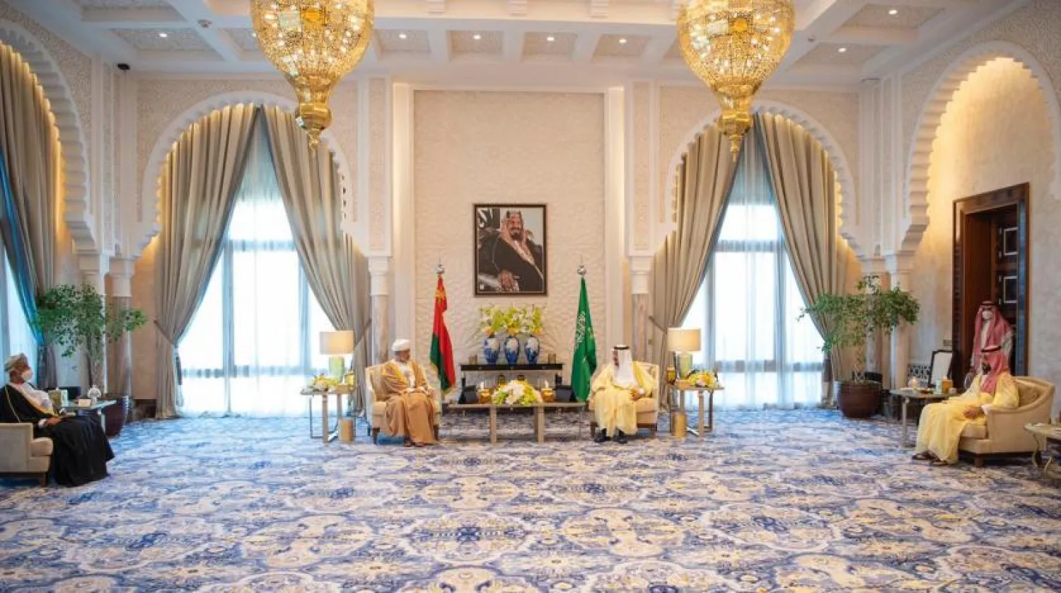 Suudi Arabistan Kralı Selman bin Abdulaziz ve Umman Sultanı Heysem bin Tarık Neom Sarayı’nda
