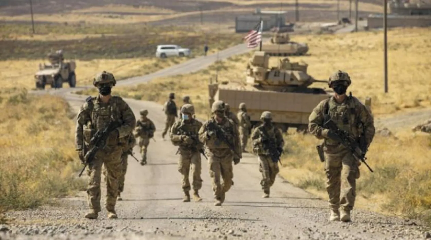 US forces near the Syrian-Iraqi border. (International anti-ISIS coalition)