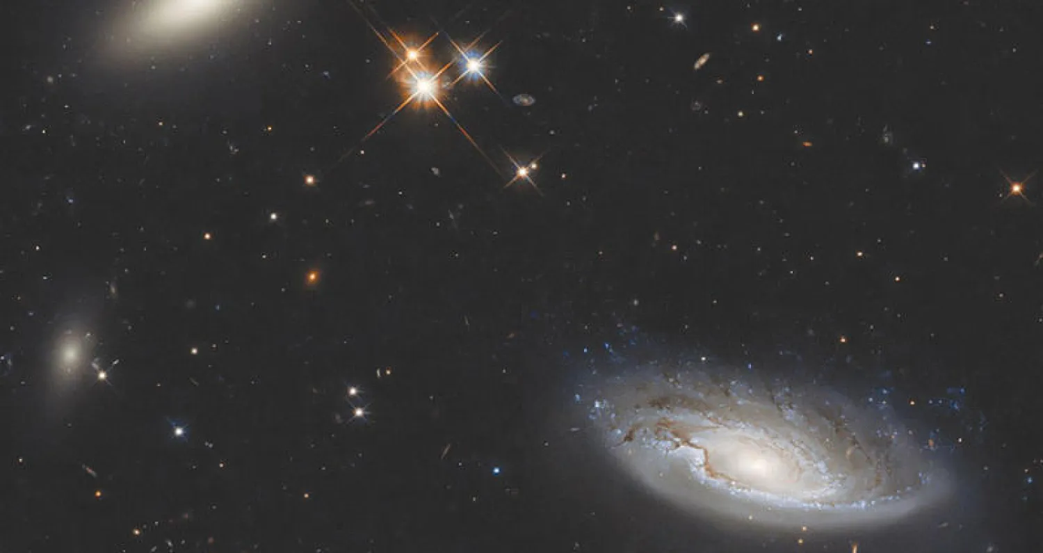 التقاط أوضح صورة لمجرتين تبعدان 350 مليون سنة