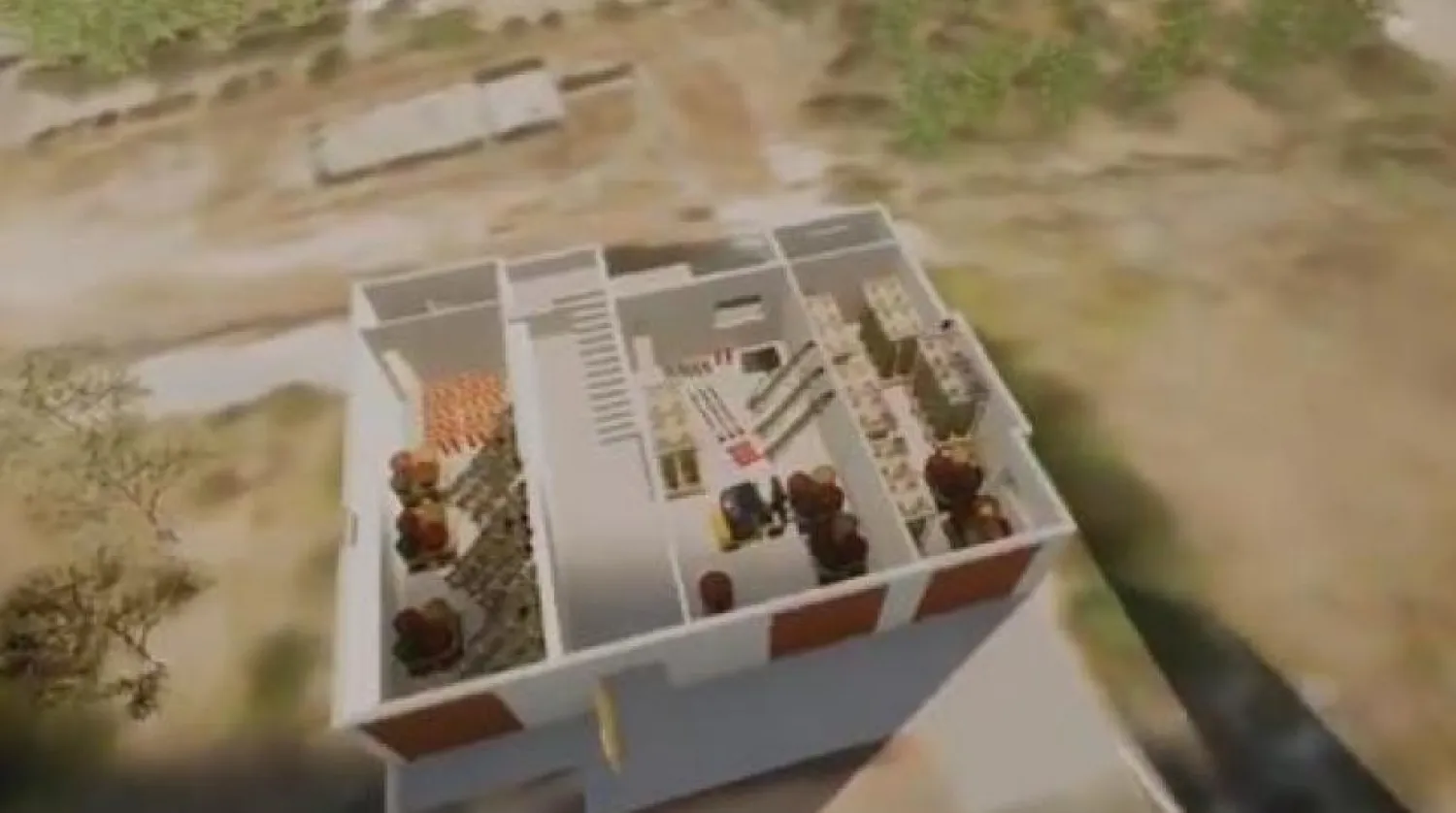 İsrail Ordu Sözcüsü tarafından Twitter’da yayınlanan videodan ekran görüntüsü