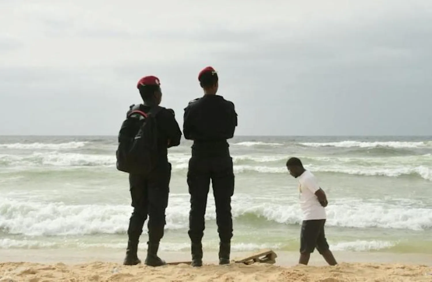 Drownings in Dakar have spiked this year as residents flock to beaches for a dip during periods of hot weather Seyllou AFP
