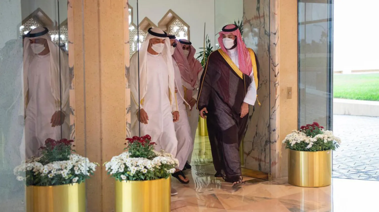 Suudi Arabistan Veliaht Prensi Muhammed bin Selman ve Abu Dabi Veliaht Prensi Şeyh Muhammed bin Zayed Al Nahyan (SPA)