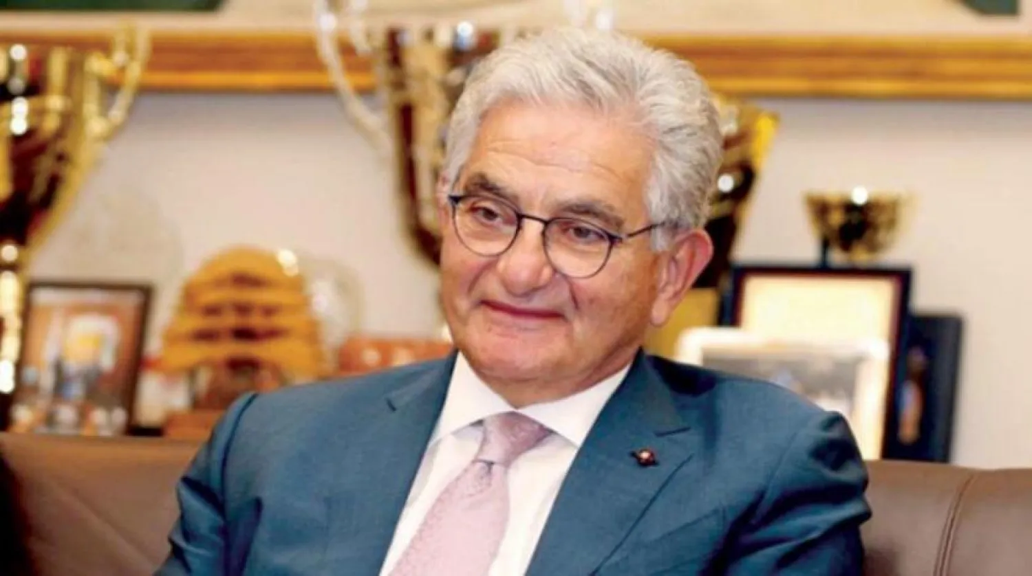 President of the Association of Banks (ABL), Salim Sfeir. (Asharq Al-Awsat)