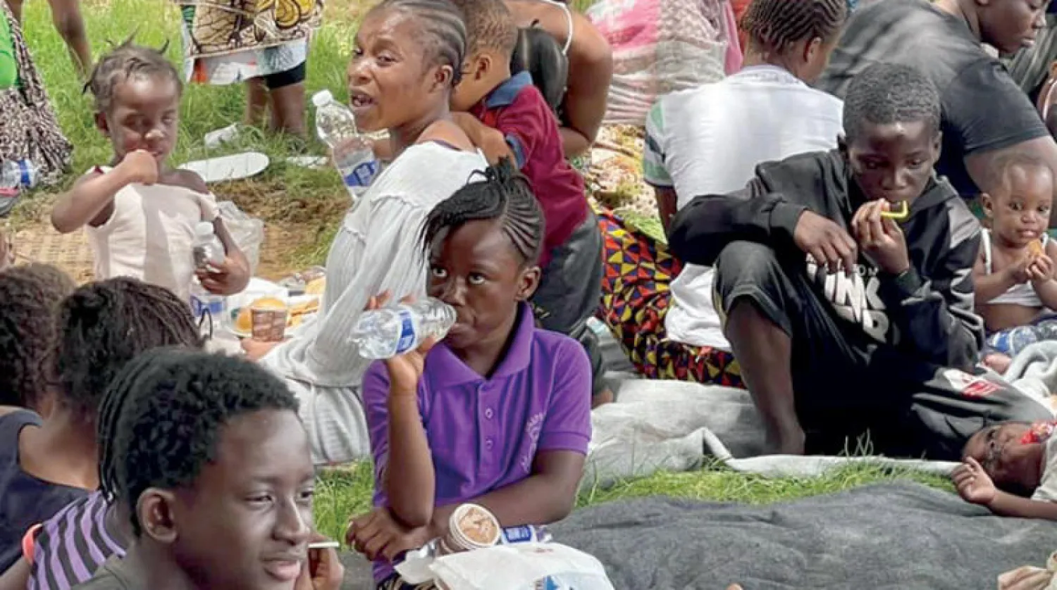 مهاجرون غير نظاميين في مركز «التجميع والعودة» بطرابلس (جهاز مكافحة الهجرة)