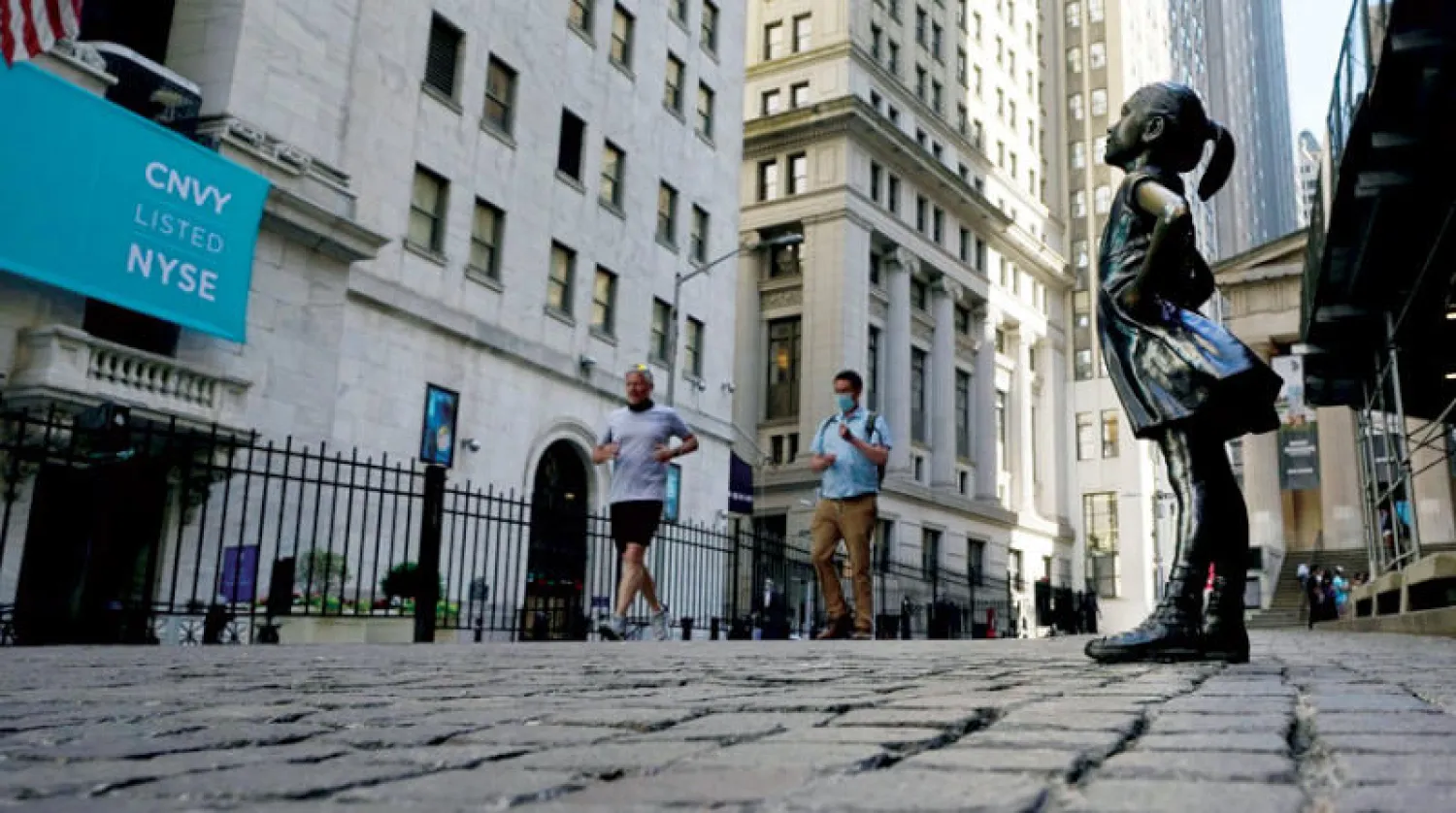 نمت أنشطة الأعمال في الولايات المتحدة بوتيرة معتدلة للشهر الثاني على التوالي (أ.ب)