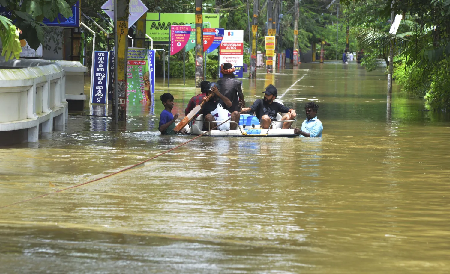Disasters caused by landslides and flooding are common in India during the June-September monsoon season - AP