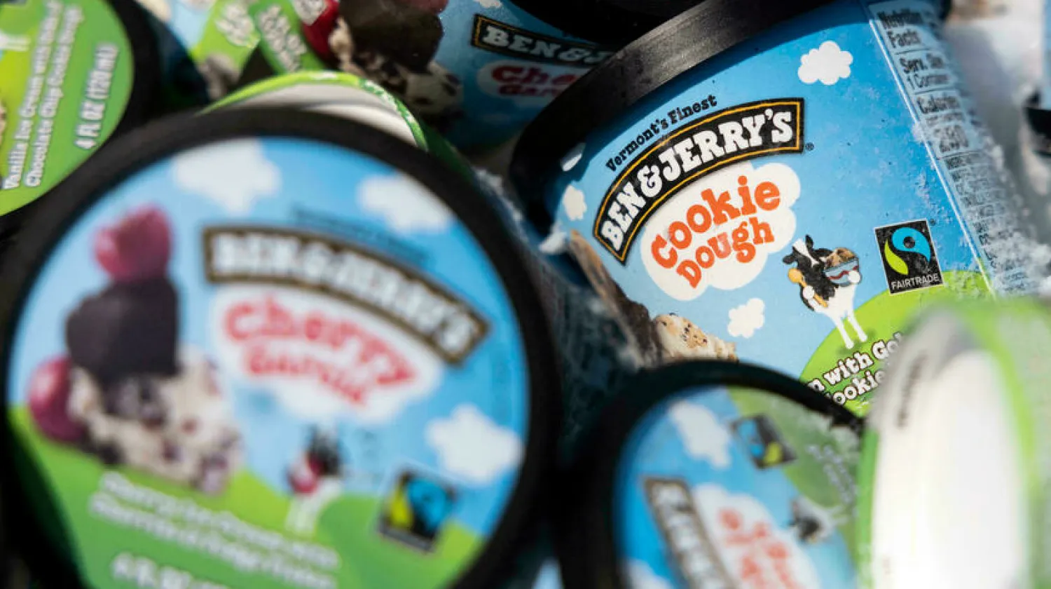 American ice cream-maker Ben & Jerry's announced it would no longer sell its products in the occupied Palestinian territories - AFP