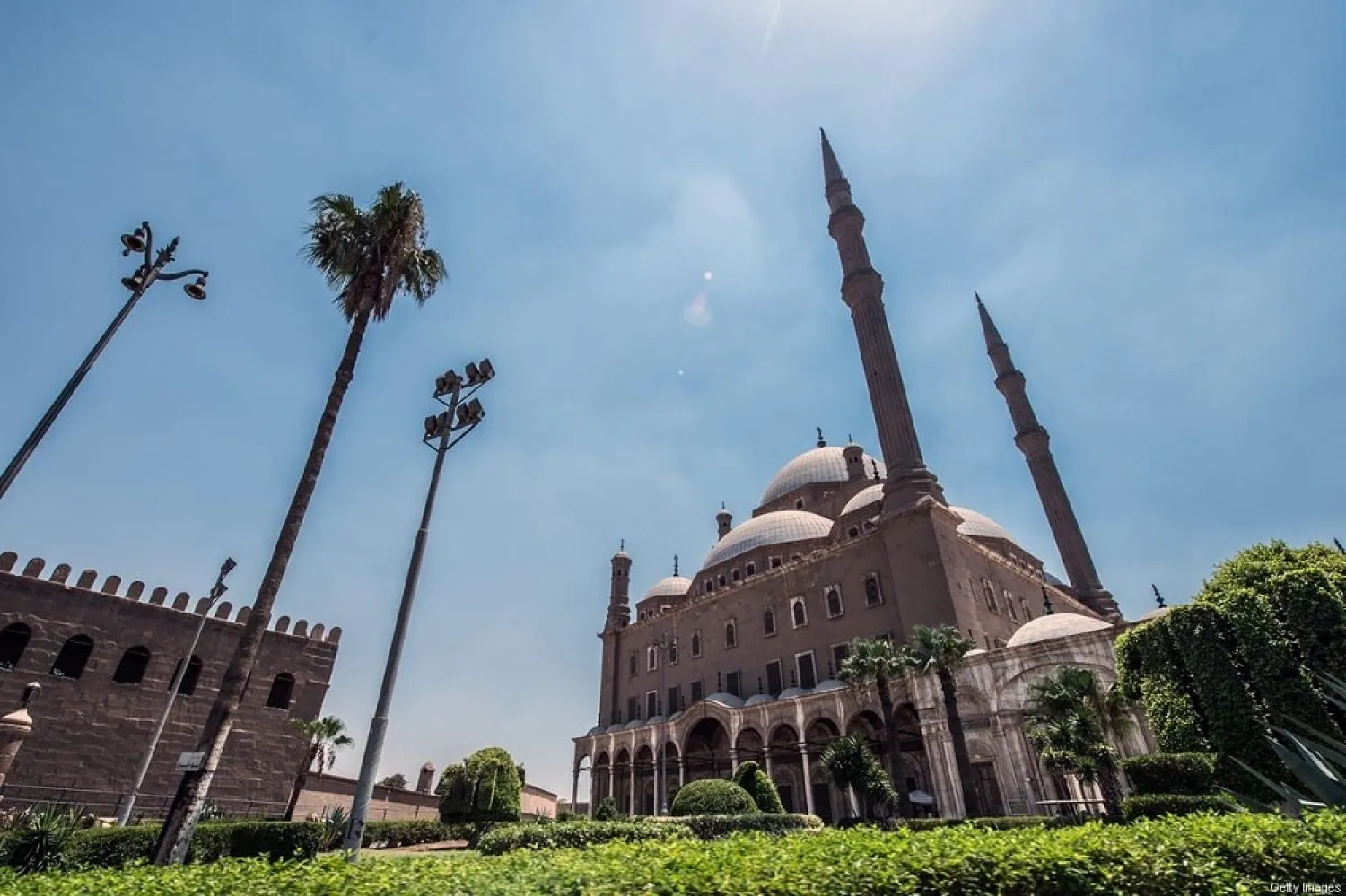 A picture taken on July 17, 2018, shows the Muhammad Ali mosque situated in the Citadel of Cairo in the Egyptian capital. (Getty Images)