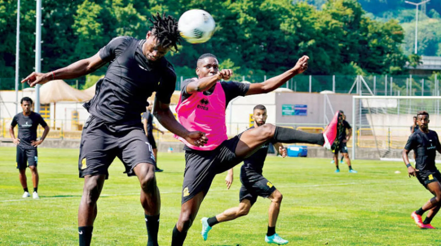 من تدريبات الاتحاد في معسكر النمسا الحالي (الشرق الأوسط)