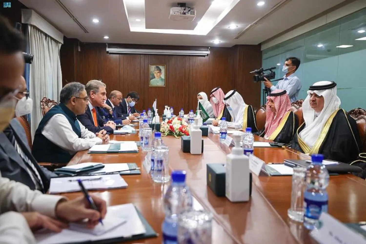 جانب من المباحثات (واس)