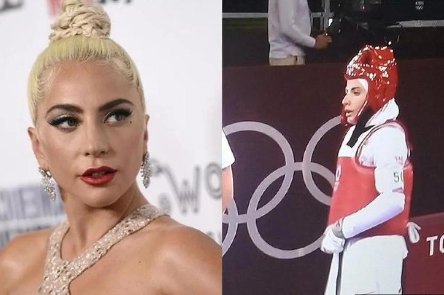 Julyana Al-Sadeq'i ünlü oyuncu Anne Hathaway'e benzetenler de oldu (AP - Twitter / @gagadaily)