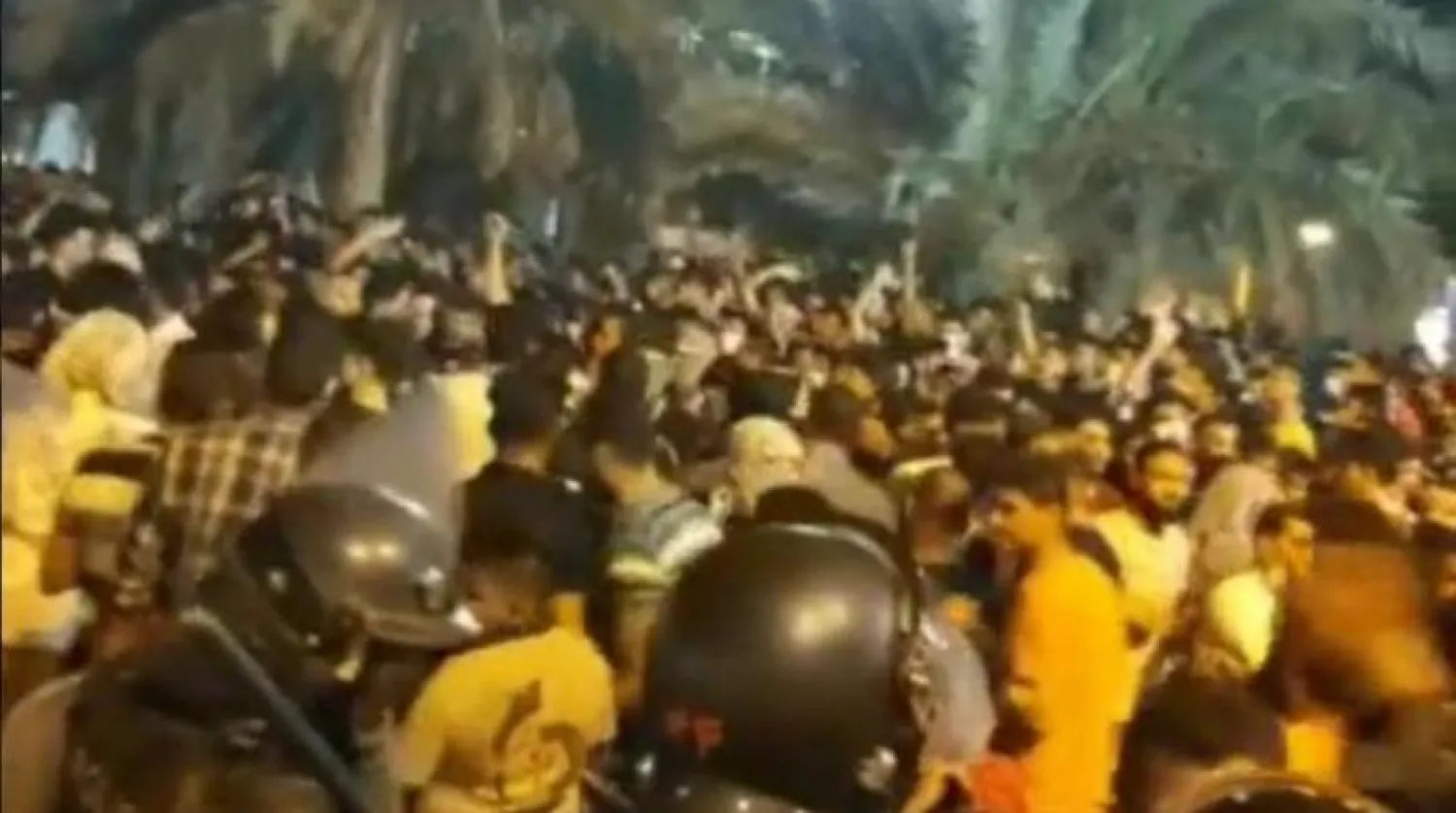 People protest waters shortages in Iran. Iranian media