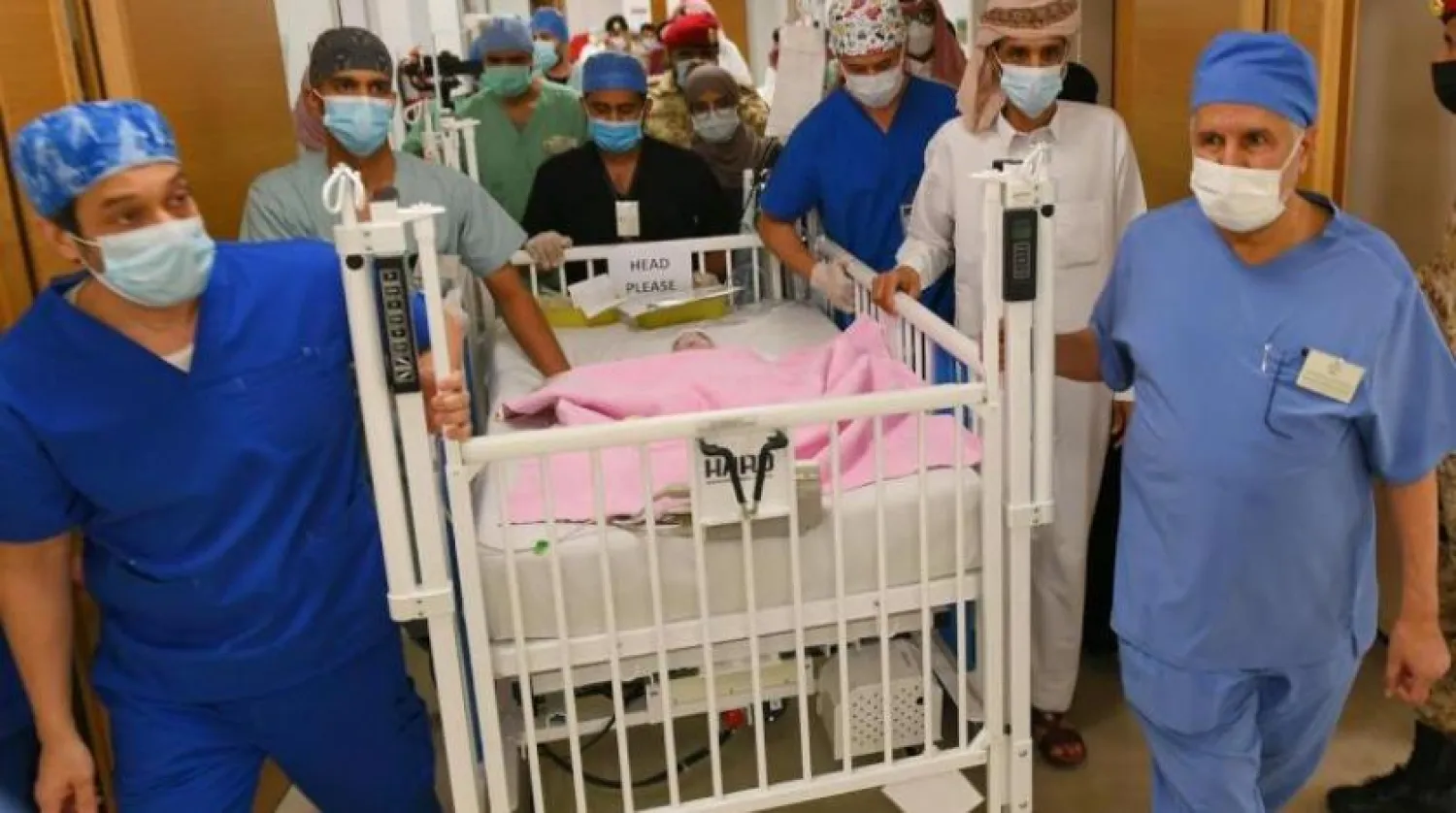 The team was able to finish the operation 45 minutes ahead of schedule. (King Salman Humanitarian Aid and Relief Center)