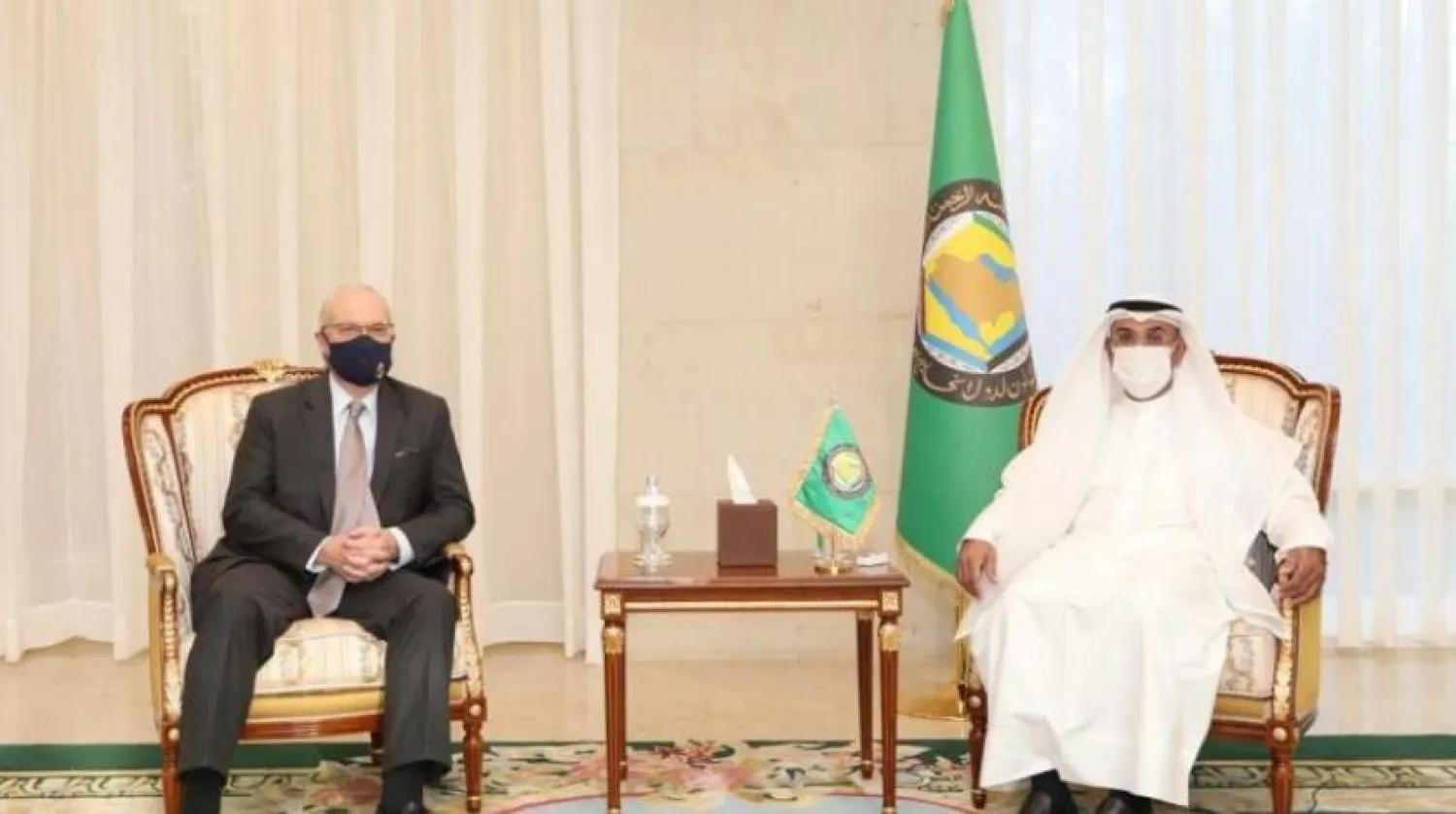 The Secretary General of the Gulf Cooperation Council (GCC) for Arab States and the US Special Envoy for Yemen meet in Riyadh. GCC