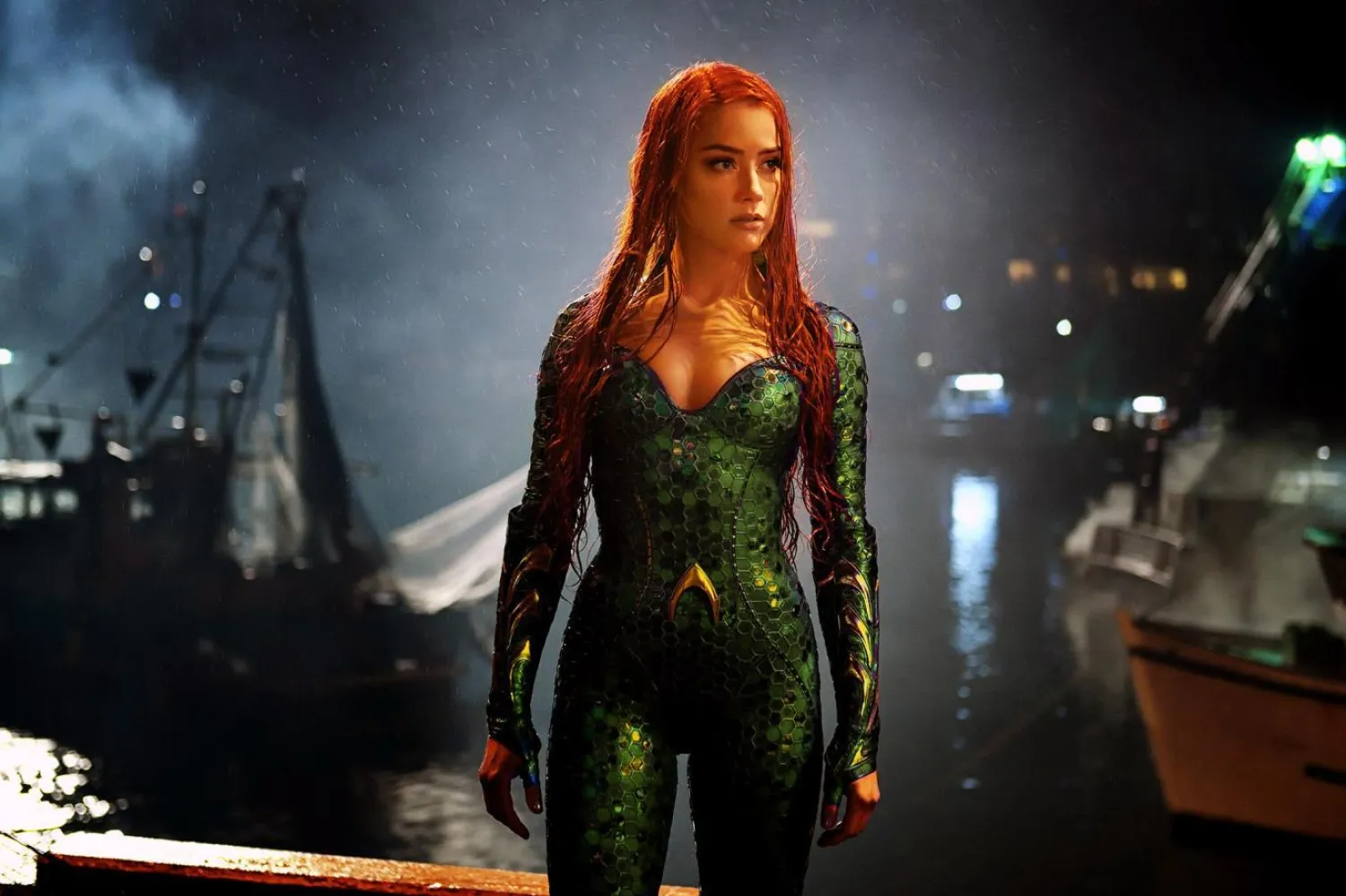 Heard, 2018'de vizyona giren Aquaman'de Mera karakterini canlandırmıştı (Warner Bros)