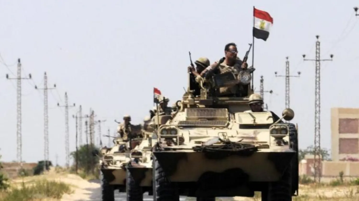 Egyptian troops seen in Sinai. Reuters file photo