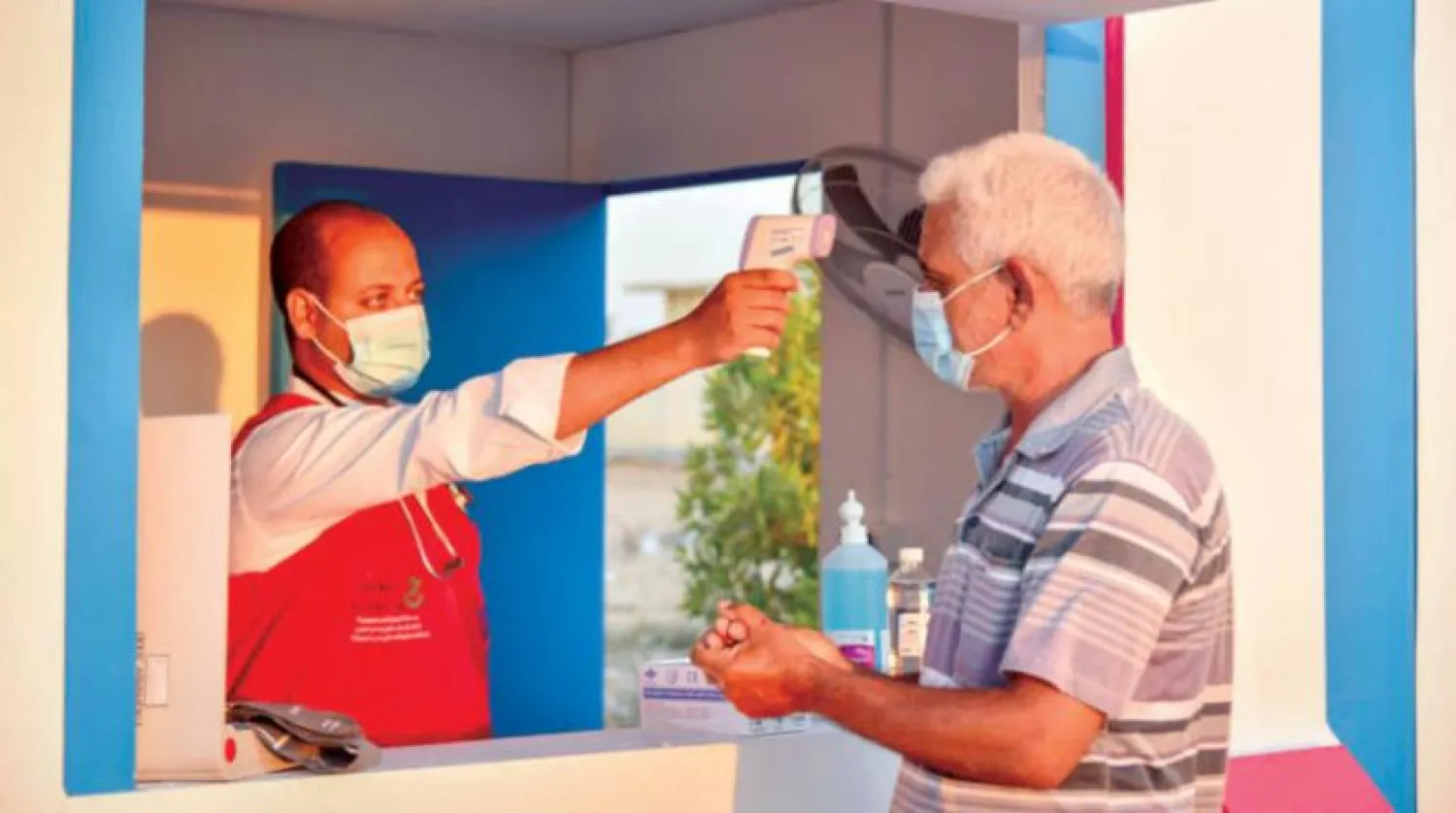 Egypt begins issuing cerificates for people vaccinated against the coronavirus. (Health Ministry via Facebook)