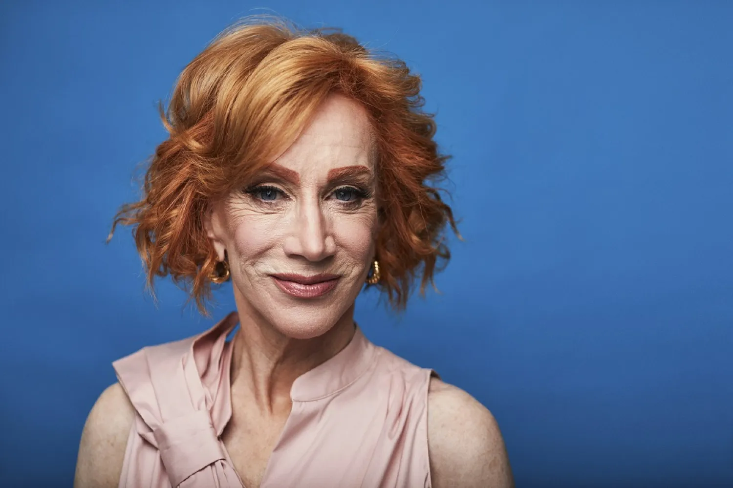 Kathy Griffin posing in New York on July 16, 2019. (AP)