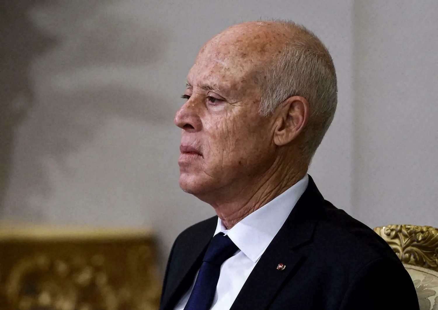 President Kais Saied. (AFP)