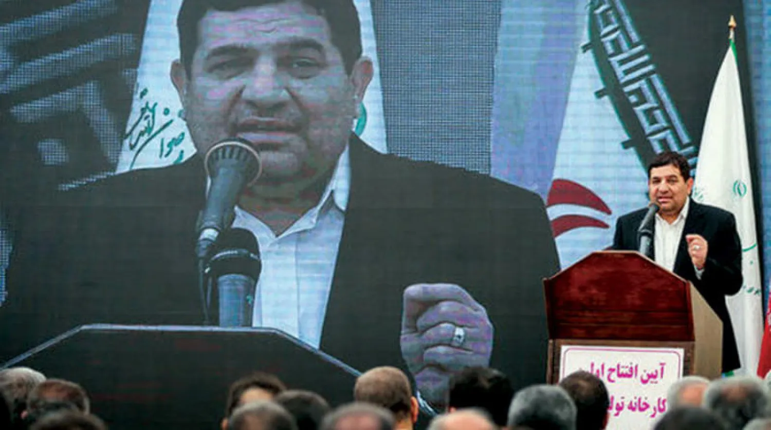 محمد مخبر یلقي كلمة خلال مناسبة رسمية في طهران (مهر)