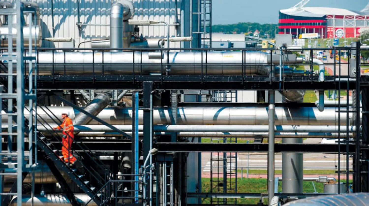 أحد مشاريع شركة «طاقة» الإماراتية في قطاع الغاز (الشرق الأوسط)