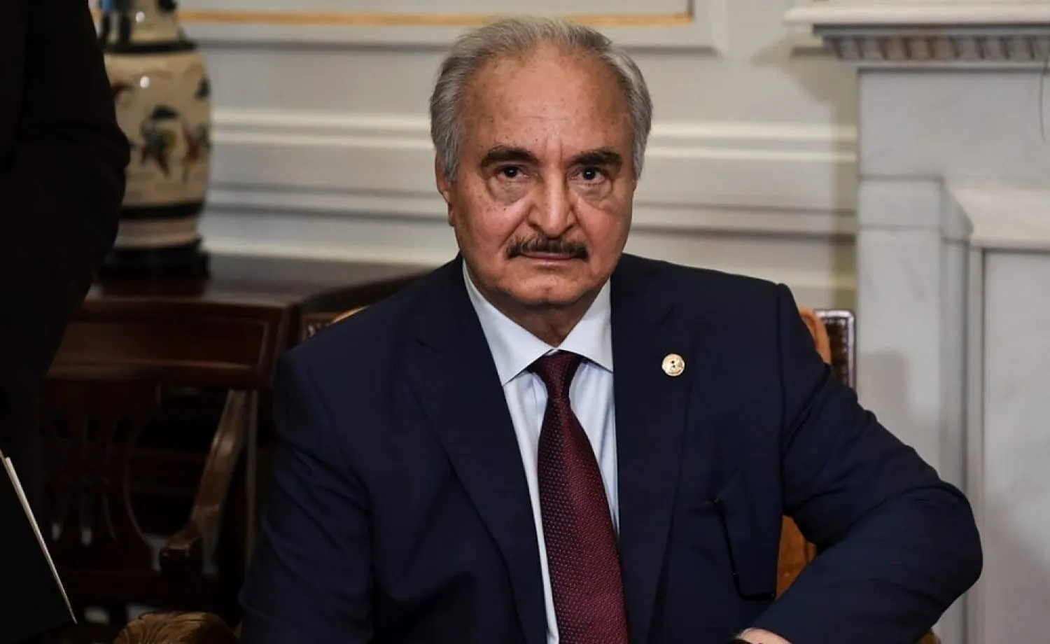 LNA commander Khalifa Haftar in Athens, Greece on January 17, 2020. (Getty Images)