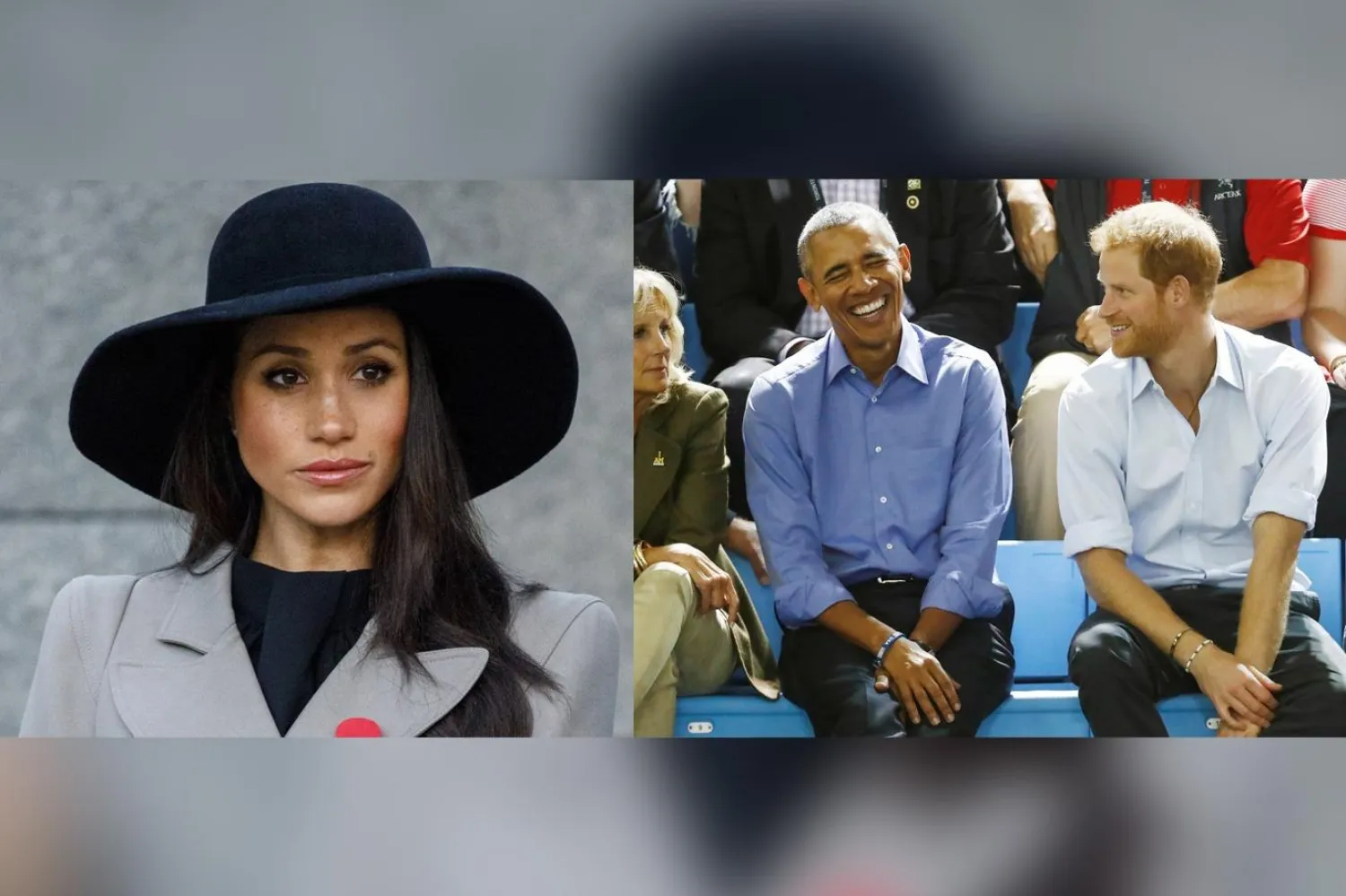 Meghan Markle'la 2018'de evlenen Prens Harry 2017'de Barack Obama'yla Toronto'da tekerlekli sandalye basketbol turnuvasını takip etmişti (Fotoğraflar: AFP - Reuters)