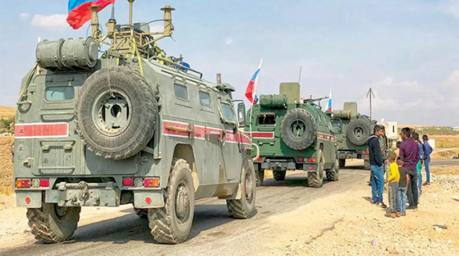 دورية روسية في جنوب سوريا (الشرق الاوسط)