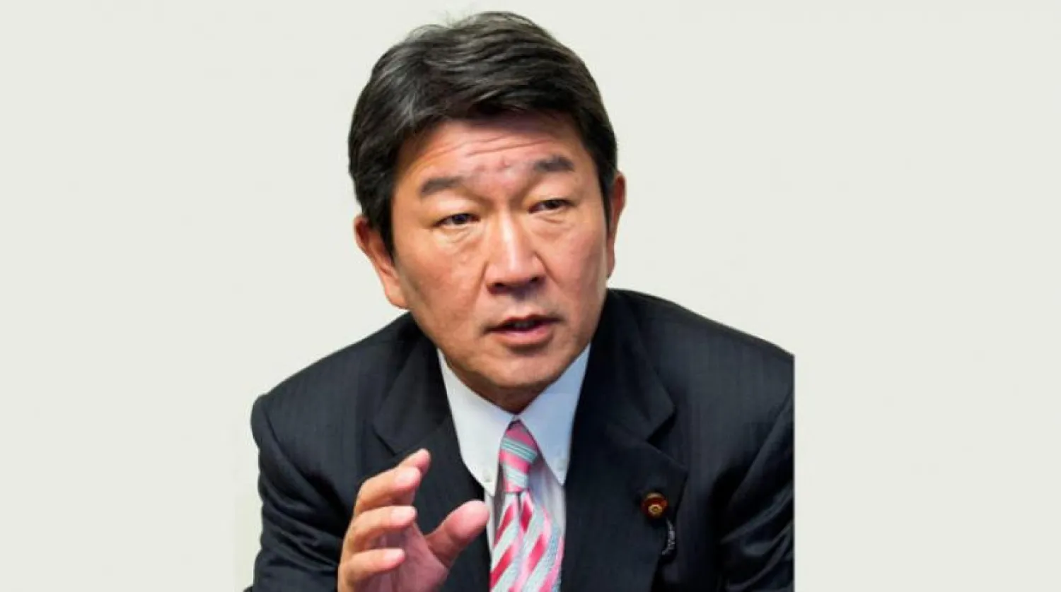 Japanese Foreign Minister Toshimitsu Motegi (Asharq Al-Awsat).

 