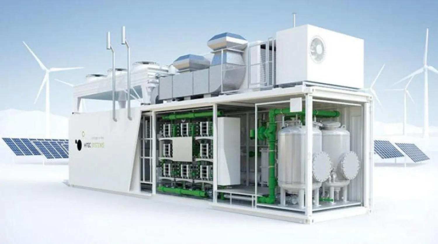 Green hydrogen is a clean fuel that will have an advanced position in energy production in the future. (Asharq Al-Awsat)