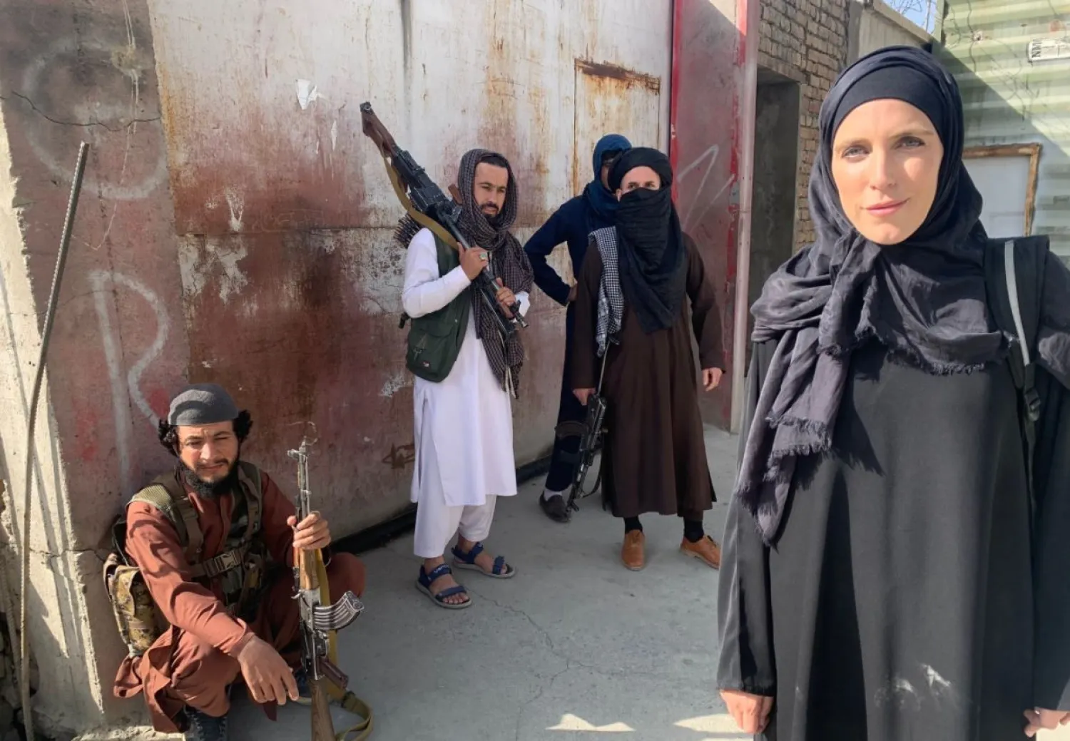 كلاريسا وورد مراسلة شبكة «سي.إن.إن» الإخبارية الأميركية في كابل (تويتر)