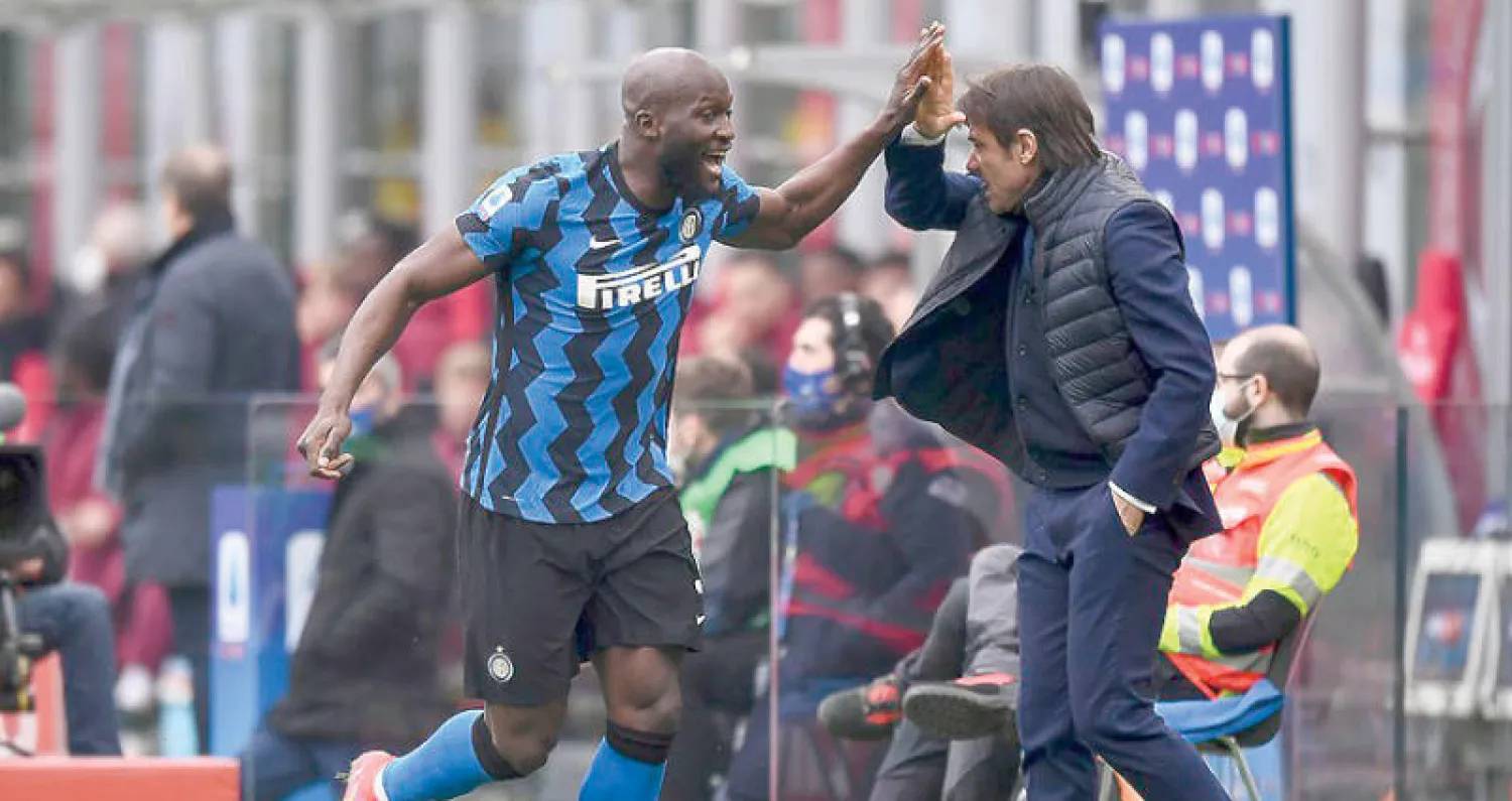 لوكاكو وصل إلى قمة عطائه تحت قيادة كونتي (غيتي)