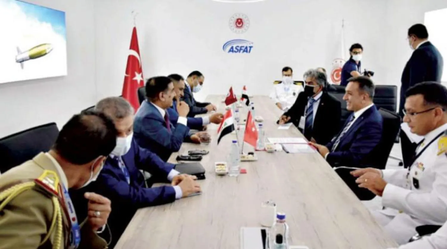 Ankara, Türkiye-Irak görüşmelerine ev sahipliği yaptı. (Irak Savunma Bakanlığı Twitter hesabı)